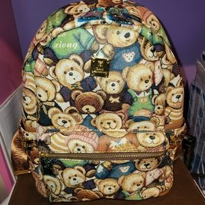 New! Brown Teddy 🧸 leather backpack